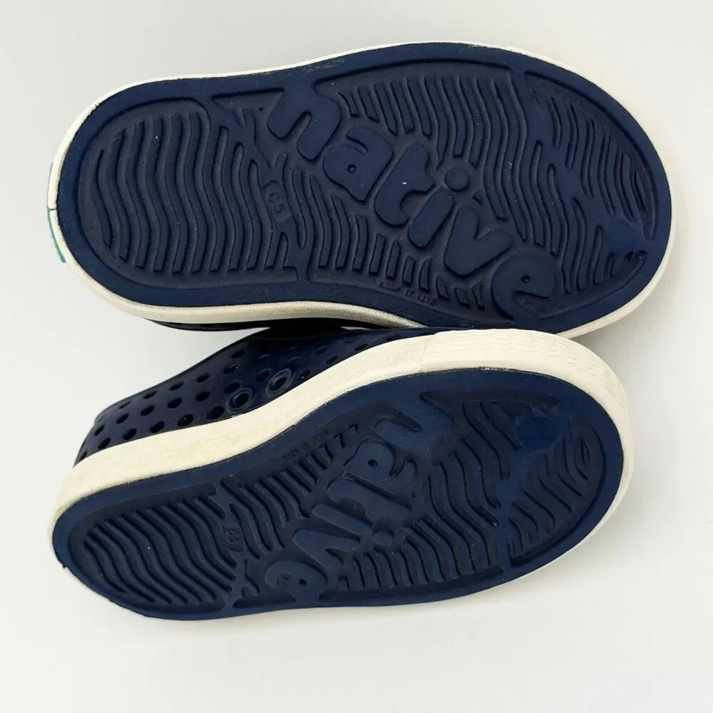 Native Jefferson Waterproof Navy Blue Sandals - US Size Toddler 5C
